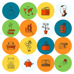 Business and Finance Icon Set