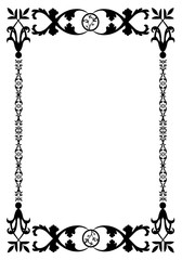 Ornamental old frame