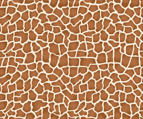 Print giraffe texture repeated seamless