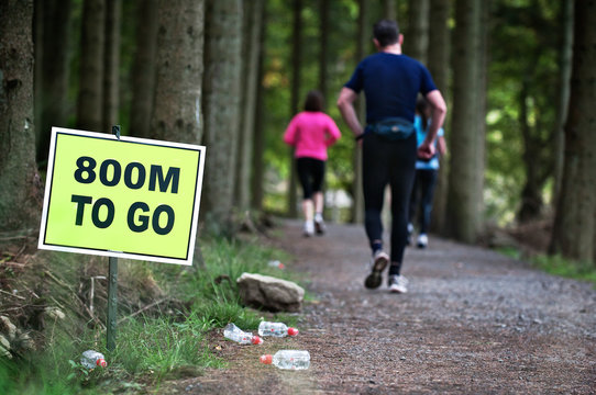 Running a marathon