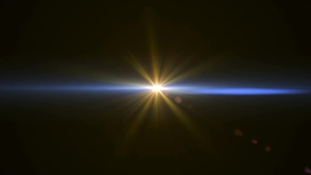 anamorphic lens flare 3840x2160 4K, lights background .
