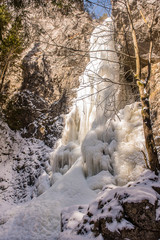 frozen waterfall ice 
