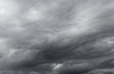 Grey storm clouds