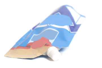 Blue packaging condenced milk