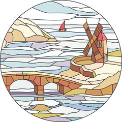 stained glass mill