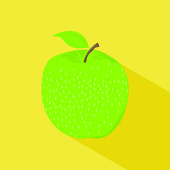 apple fruit food vector template