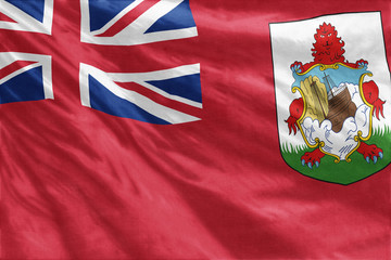 Bermuda flag close-up