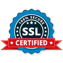SSL Certified label illustration