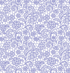 Lace seamless pattern with flowers