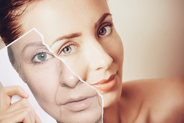 aging problems  of face skin