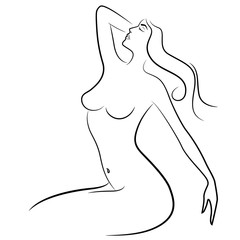 Abstract female body