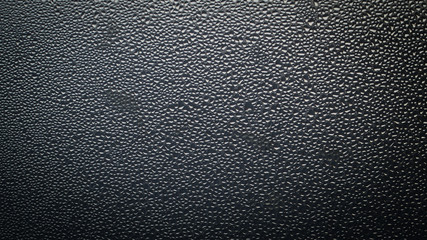 Water drops texture on glass. Abstract minimalistic background for your design. Neutral tone...