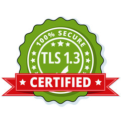 TLS 1.3 Certified label illustration