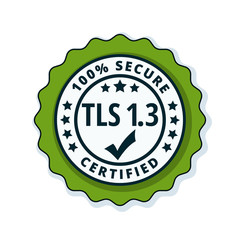 TLS 1.3 Certified label illustration