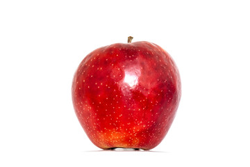 Red apple isolated on a white background