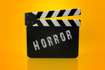 Naklejka premium Film slate