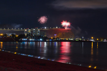 Año nuevo 2018 Arica Chile