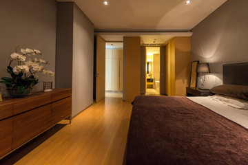 Luxury bedroom interior