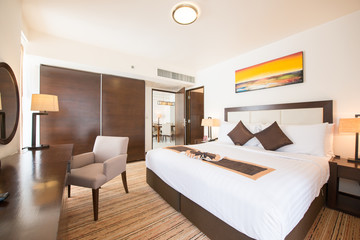 Luxury bedroom interior