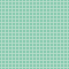 Seamless turquoise lattice mesh textile pattern vector