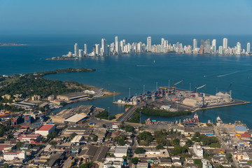 Maritime city in the Caribbean. Cartagena Colombia.