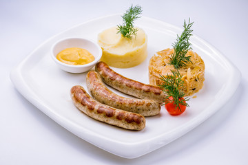The Nuremberg sausages
