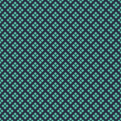 Seamless diagonal neon blue classic textile plaid pattern vector