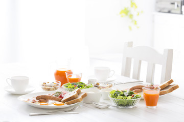 Breakfast at the kitchen