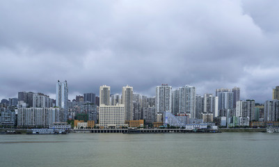 Fototapeta na wymiar Along The Yangtze River