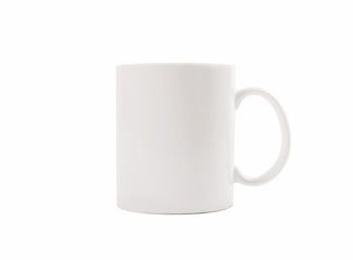 Coffee cup isolated on white background.