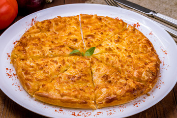 khachapuri with cheese