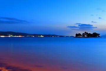 宍道湖のブルーモーメント情景＠島根