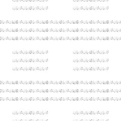 Hand Drawn Black and White Seamless Grunge Dust Messy Pattern With Ink Doodles. Circles, Spots and Dots Endless Textures