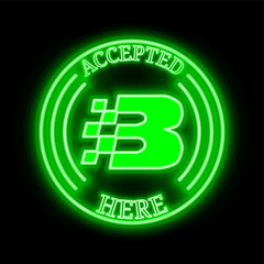 United Bitcoin (UBTC) accepted here sign