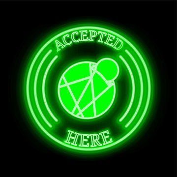 ReddCoin (RDD) accepted here sign