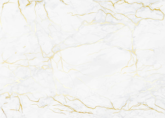 Marble with golden texture background vector illustration for modern design template wedding or invitation, web, banner, card, pattern and wallpaper.  - obrazy, fototapety, plakaty