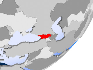 Fototapeta premium Map of Georgia