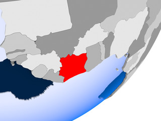 Fototapeta premium Map of Ivory Coast