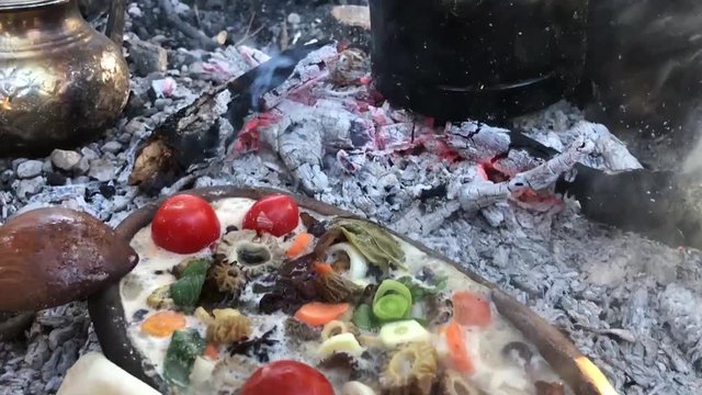 tarif edilemez değerli doğal yemek pişirmek