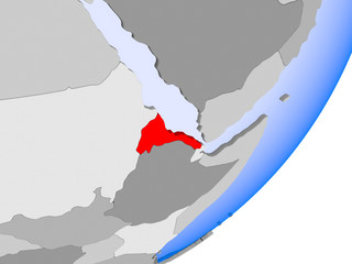 Fototapeta premium Map of Eritrea
