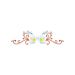 Beautiful Floral and ornaments design