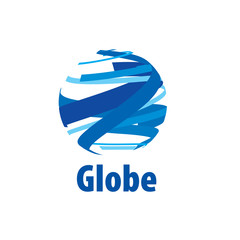 vector logo globe