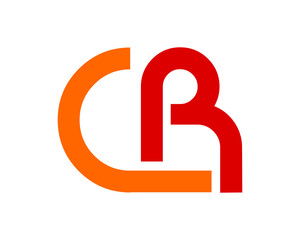 cr initial letter alphabet typography font uppercase image vector icon