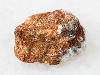 piece of normandite stone on white