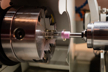 CNC milling machine in industrial at Thailand.