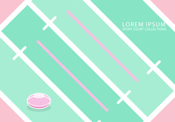 Sport Court,Rugby Court Minimal background