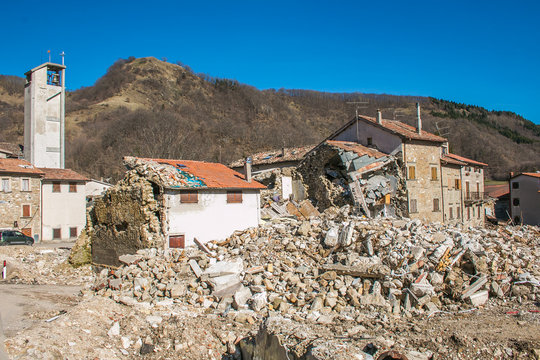 Centro storico di Pretare, il borgo delle fate devastato dal terremoto di Norcia
