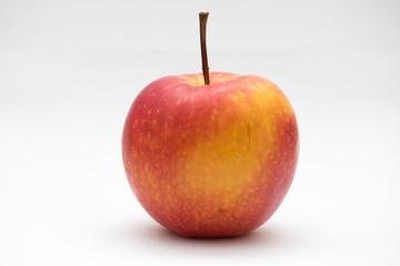 Kajang, Selangor, Malaysia - 4 APRIL 2018: An apple core. It is red apple.