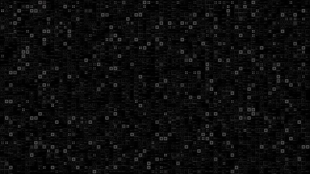 PNG Alpha.HUD Technological background.Hud elements and code text.Combe with your video to get futuristic technological look.Type 1