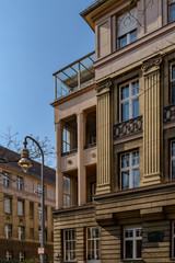 Fototapeta na wymiar Denkmalgeschützte bürgerliche Prachtarchitektur in Berlin-Schmargendorf